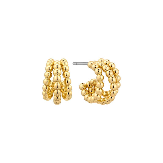 The Gold Mini Trio Hoops