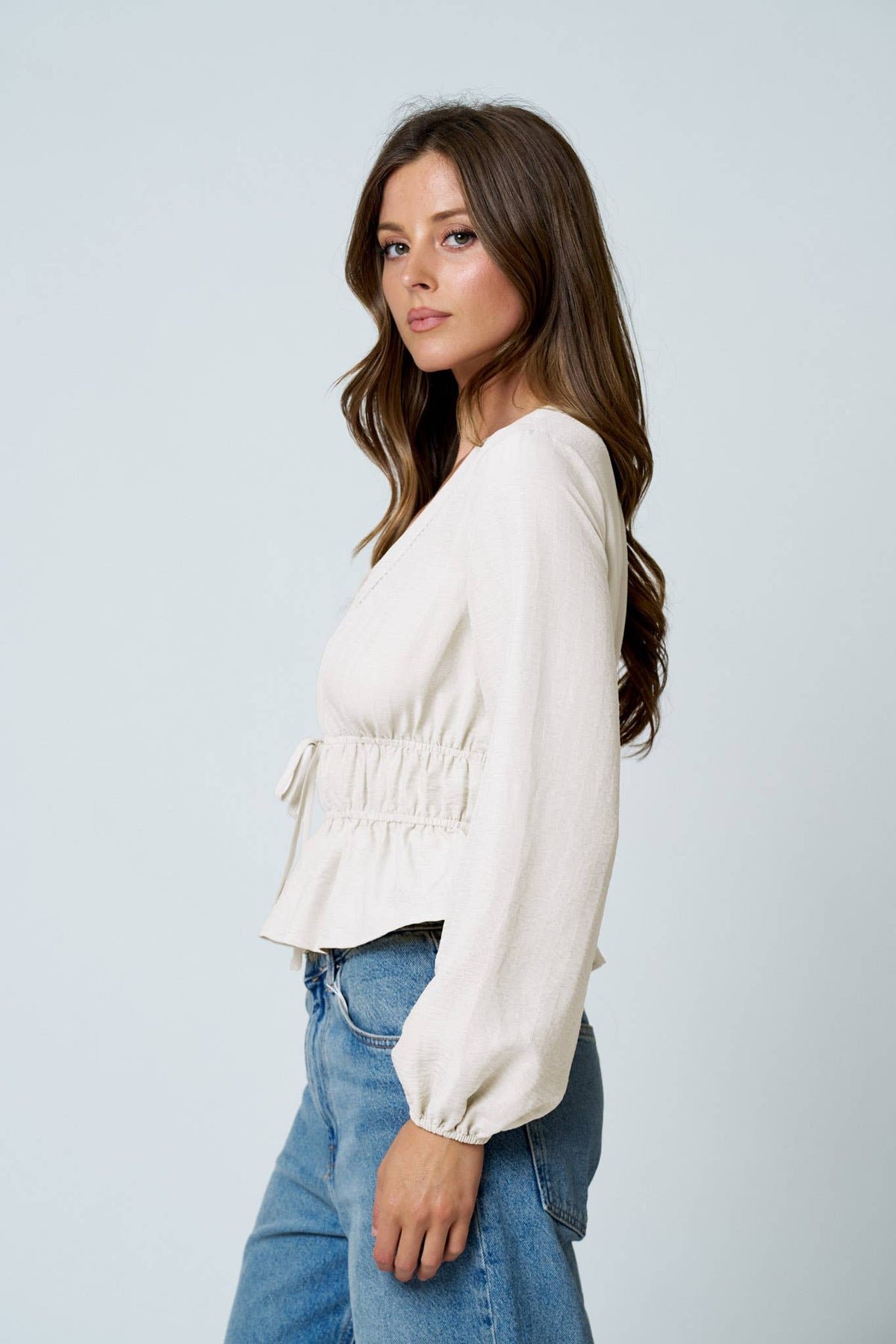 LADDER LACE TRIM TOP