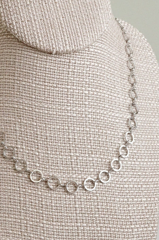 The Circle Hoops Chain Link Necklace